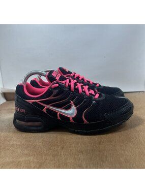 Nike Air Max Torch 4 Shoes Womens 8 Black Pink Running Sneakers 343851-006